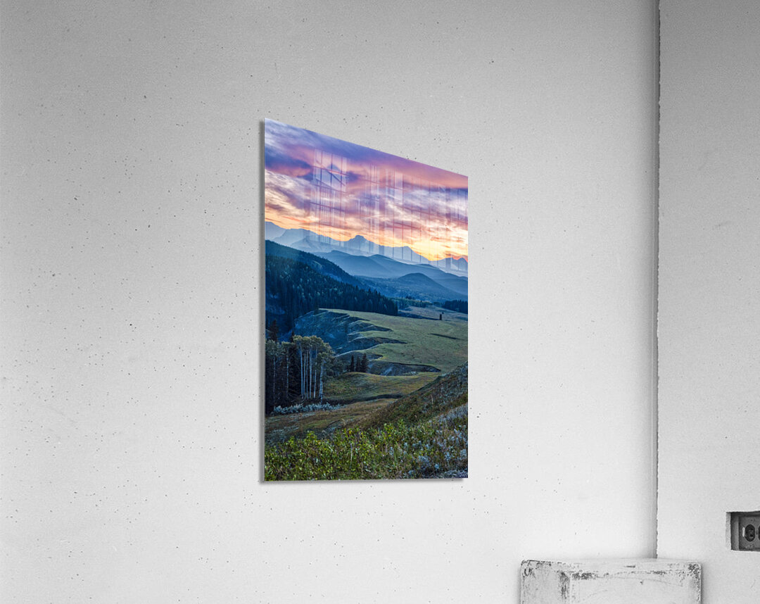 Smoky Sunset Acrylic Print