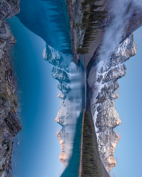Sunrise at Moraine Lake Print