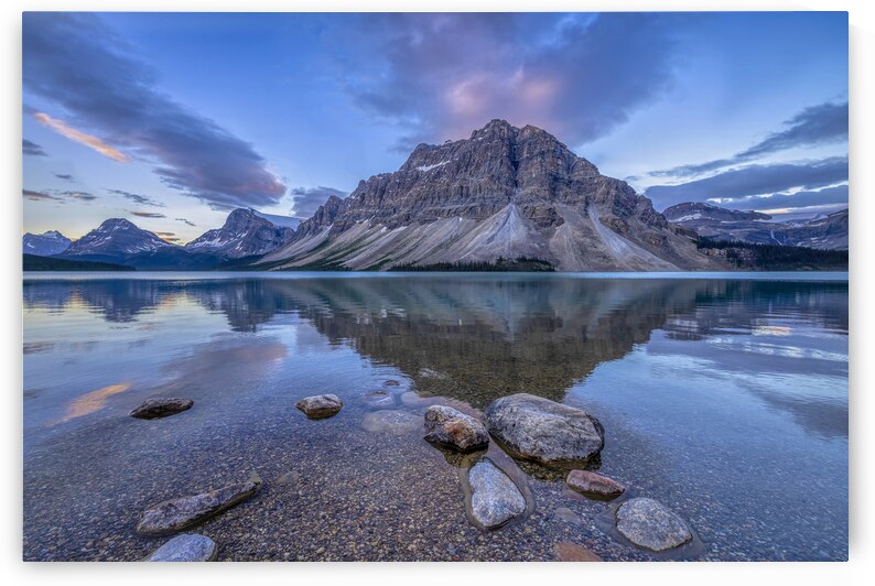 Cotton Candy Clouds at Bow Lake by Andrea Belcher