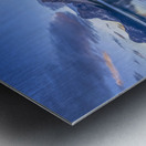 Cotton Candy Clouds at Bow Lake Metal print