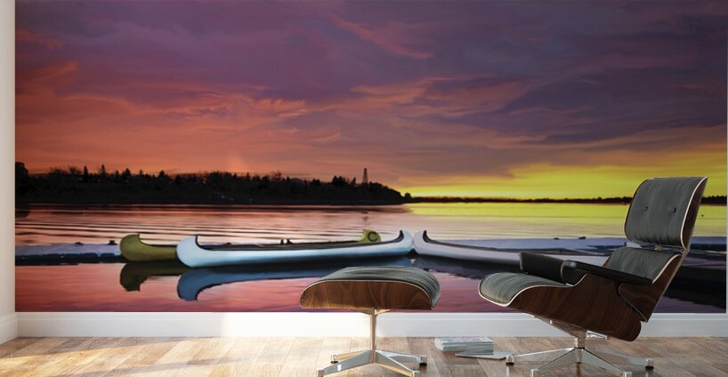 Pink Sky in the Morn Wall Murals