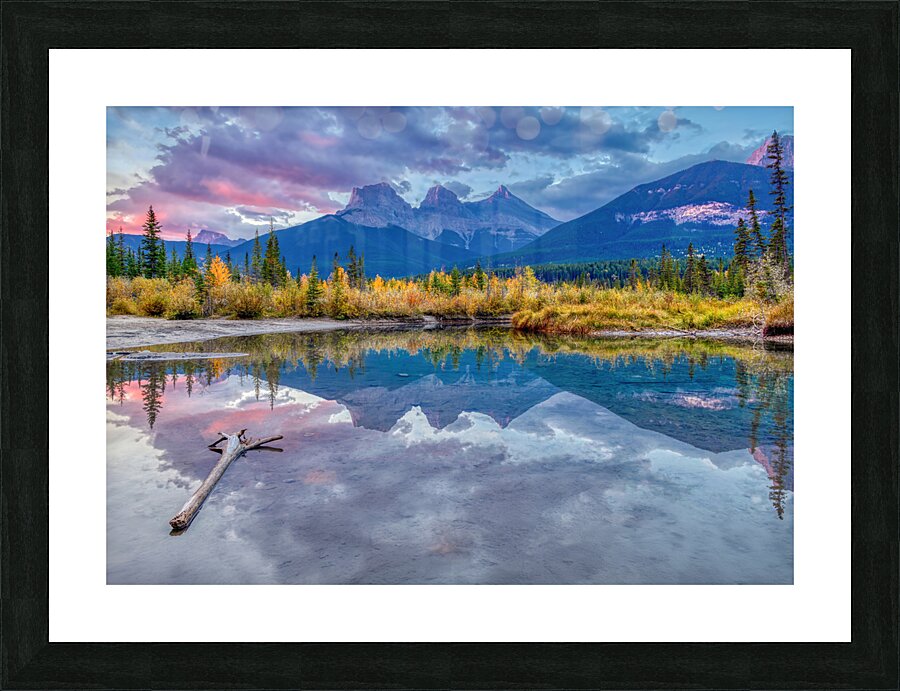 Autumn at Three Sisters Picture Frame print