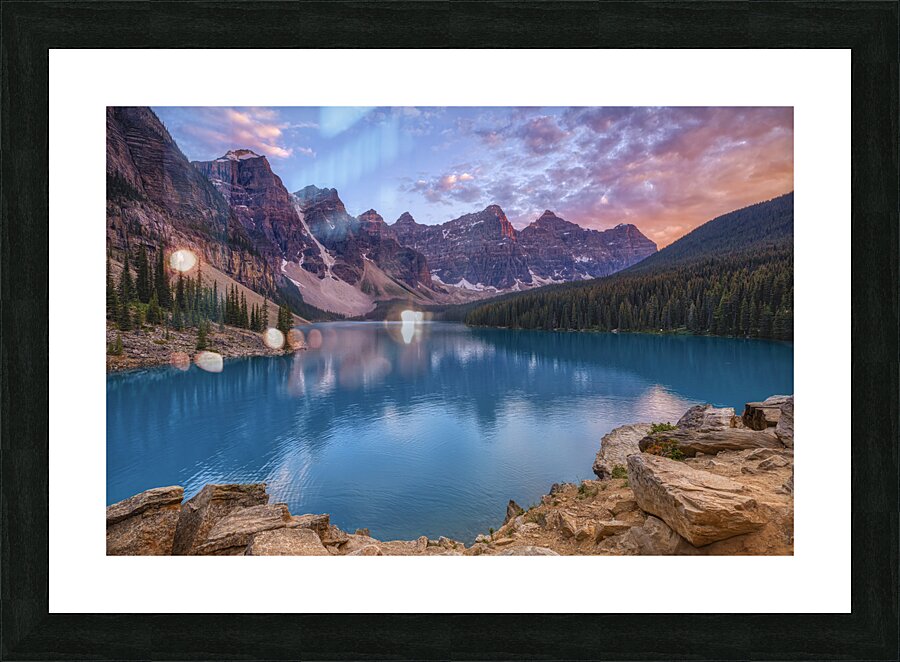 Pink Sky at Night Picture Frame print