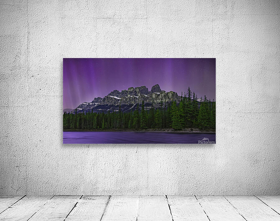 Castle Mountain in the Spotlight Wall Preview