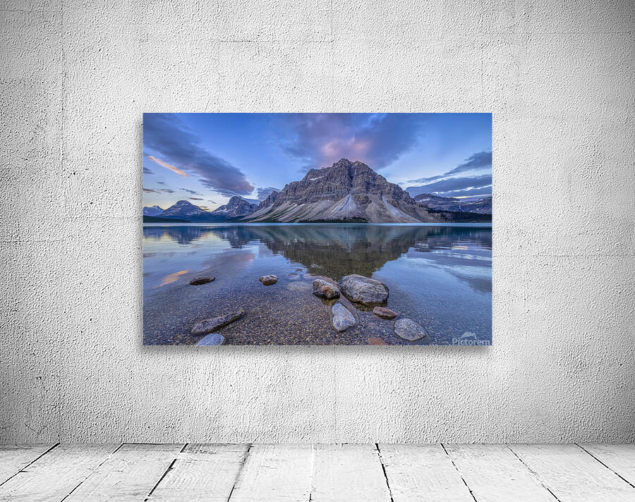 Cotton Candy Clouds at Bow Lake Wall Preview