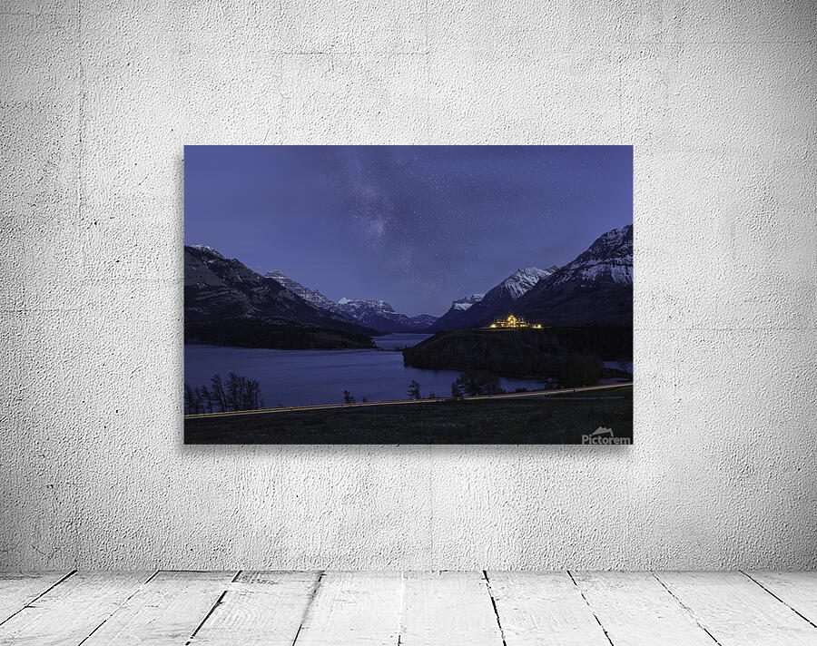 Starry Night at Waterton Lakes Wall Preview