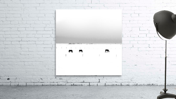 Wintering Horses Wall Preview