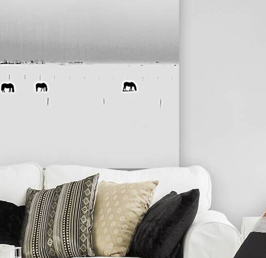 Wintering Horses by Andrea Belcher